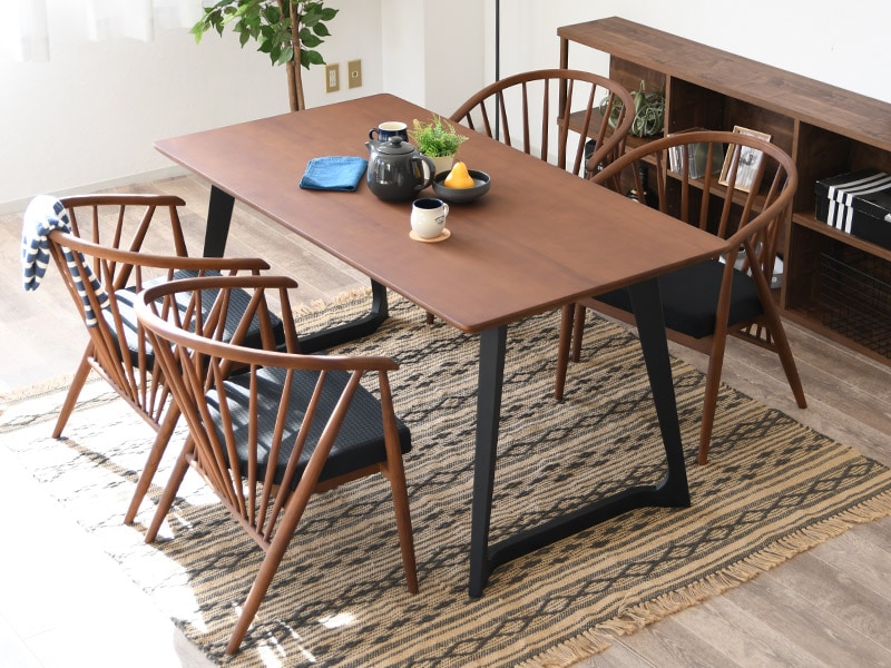 ダイニングテーブルセット 5点セット 4人掛け 和モダン ダイニング