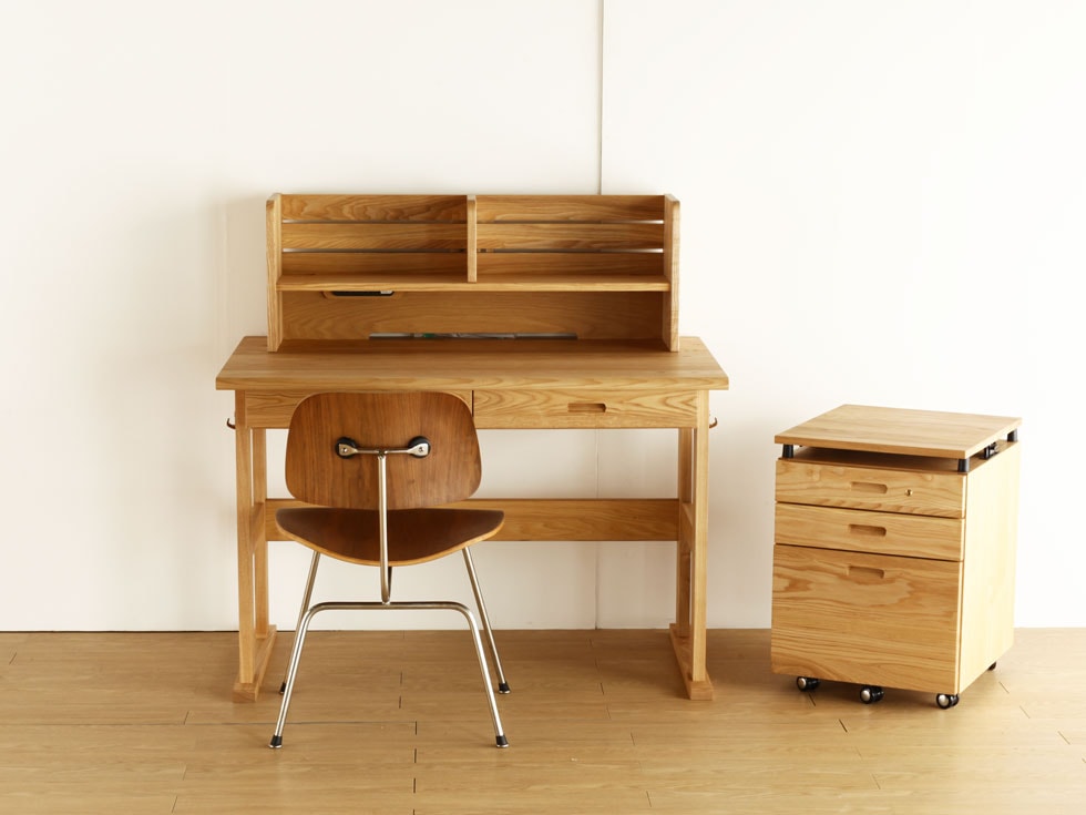 ファイン110 デスクセット 学習机 ブラックアッシュ材 | 店舗,有限会社