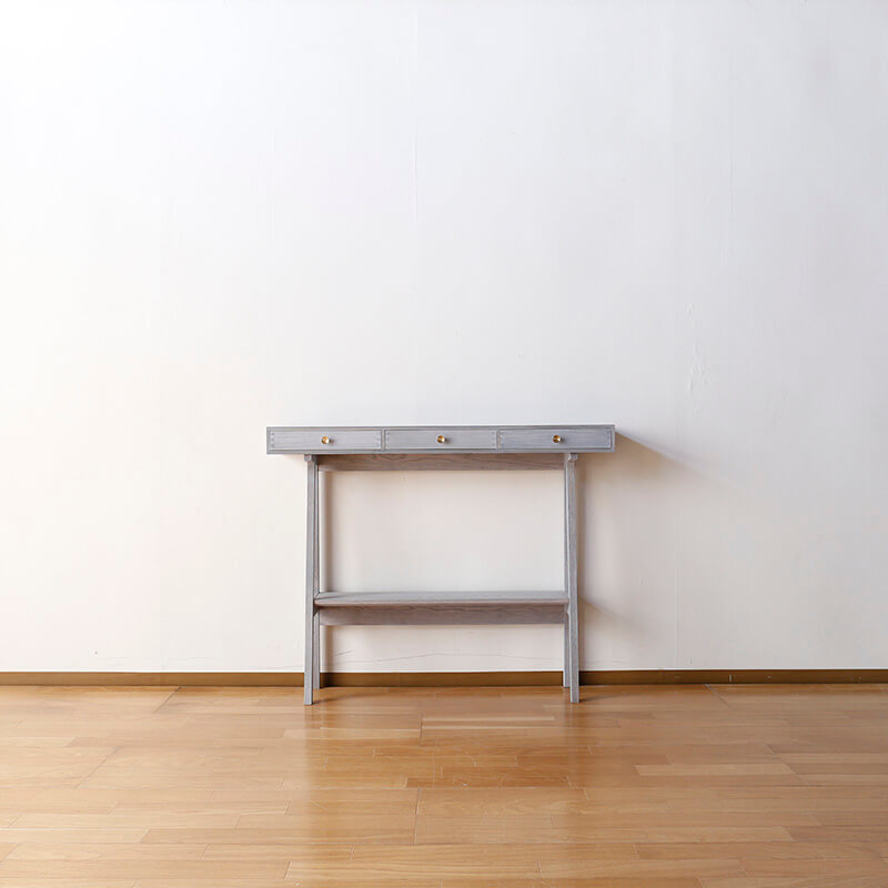 大川家具】≪受注生産≫コンソールテーブル 75/110cm幅 ミドル/ハイ