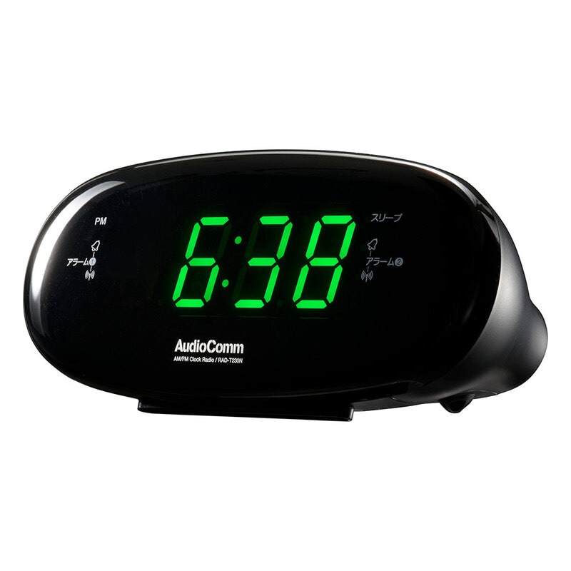 AudioComm AM/FMクロックラジオ｜RAD-T230N 03-5600｜通販ならオーム
