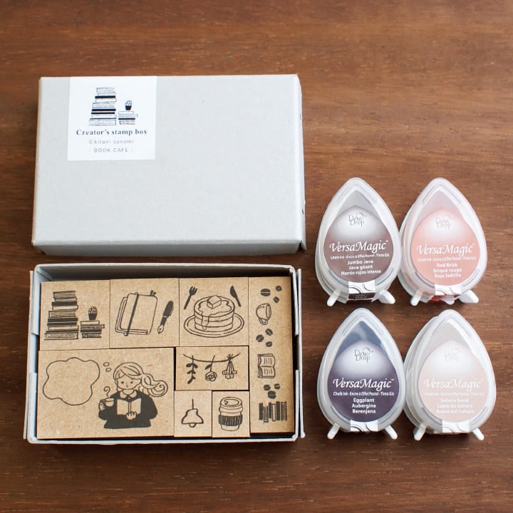 木溪そのみさん監修 クリエイターズスタンプボックス（BOOK CAFE