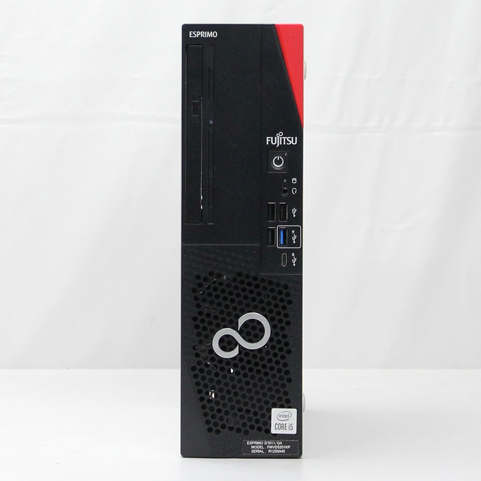 富士通 ESPRIMO D7011/GX［Intel Core i5-10505 @ 3.20GHz／メモリ16GB