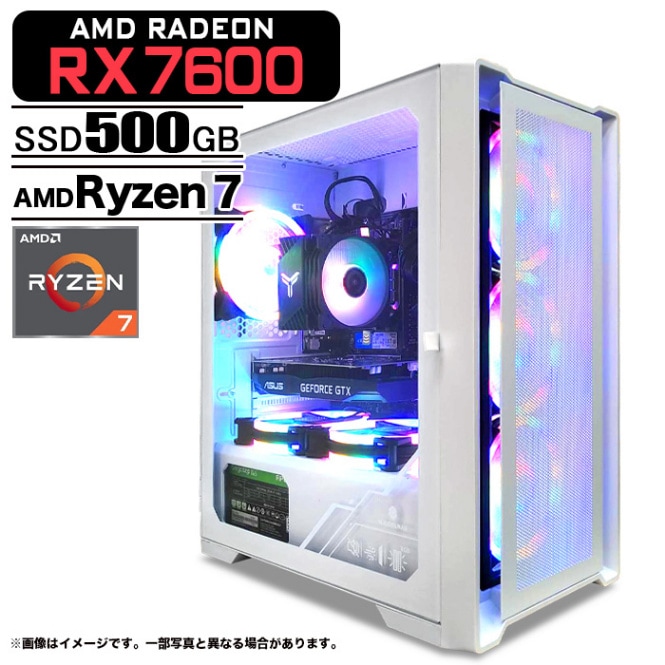 白ゲーミングPC GTX1060 / i7-4770 / SSD 512GB 白ゲーミングPC i7
