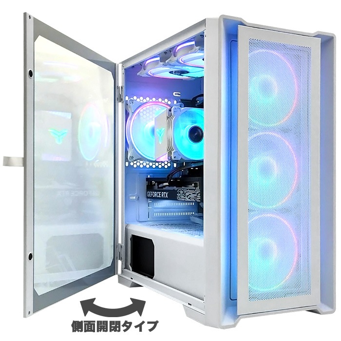 mashyu ホワイトゲーミングPCフルセット PASOUL 【セール商品】2024秋