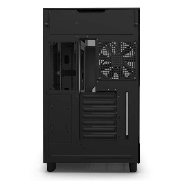 NZXT H9 Flow Black 2層構造ミドルタワーPCケース ブラック｜CM-H91FB