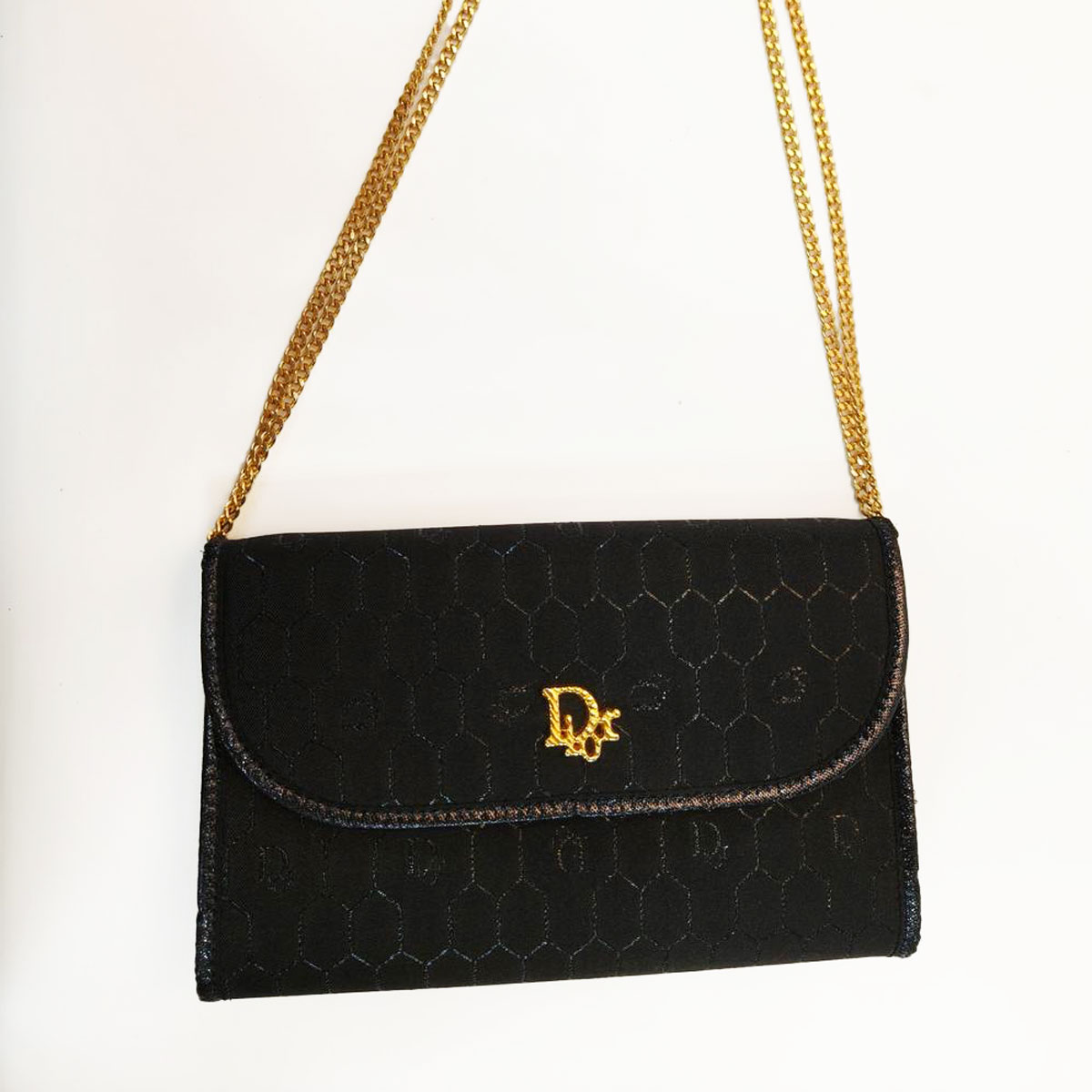 Dior ディオール ヴィンテージ ハニカム柄 ショルダーバッグ