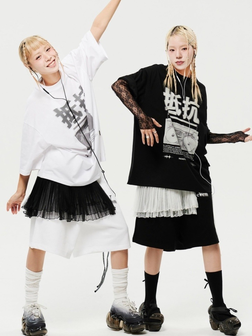 HOLY NUMBER 7】Ruffle layered short skirt / 【ホーリーナンバー