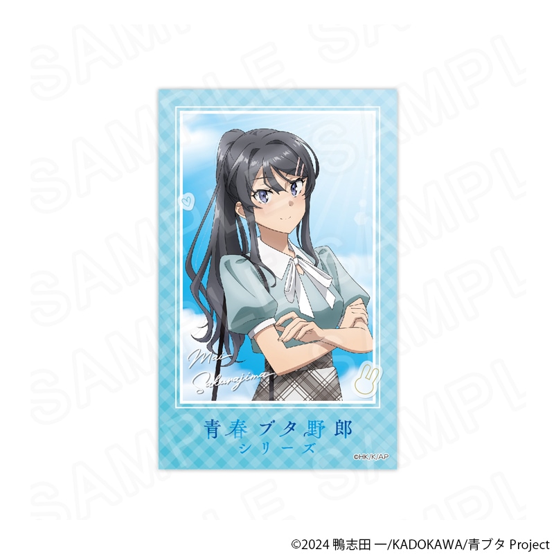 アニメ「青春ブタ野郎」シリーズ 描き下ろしチェキ風カード 桜島麻衣