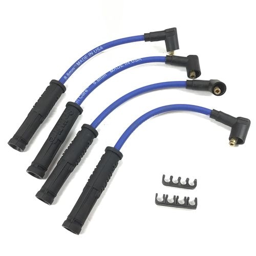 スプリットファイア製 ツインコア プラグコードセット 8.8mmシリコン