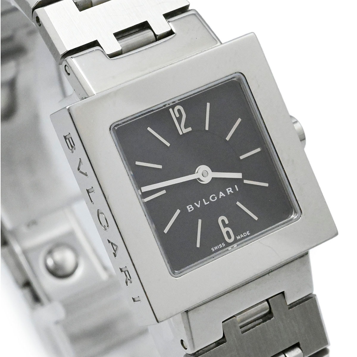 ブルガリ BVLGARI クアドラード SQ22SS スクエアフォルム クォーツ SS