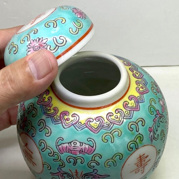 青花着花麒麟紋将軍壺 景徳鎮 陶磁器 装飾品 現代工芸品 美術品 置物