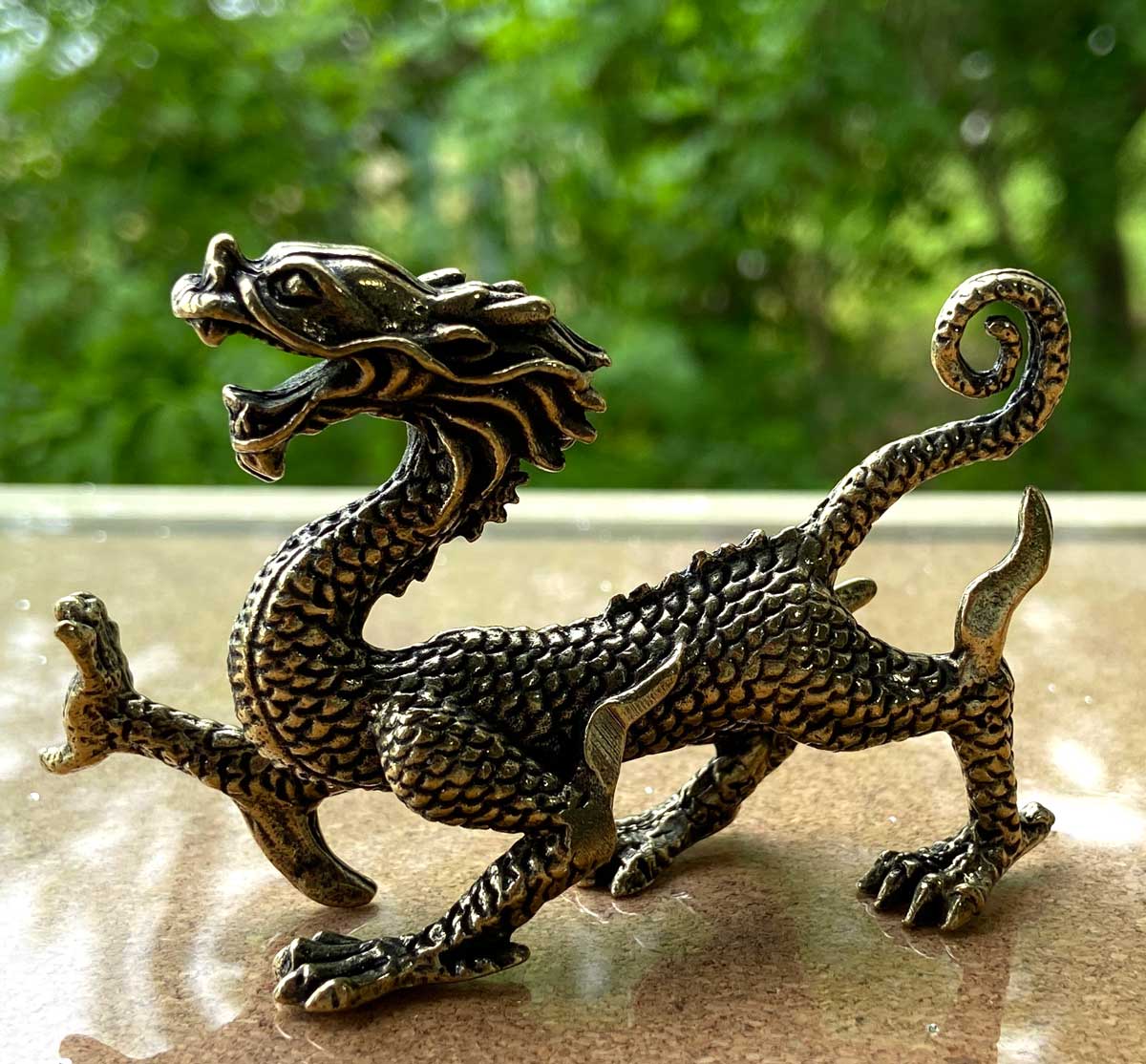 四神獣 黄銅製置物セット｜青龍・朱雀・白虎・玄武がもたらす風水の力