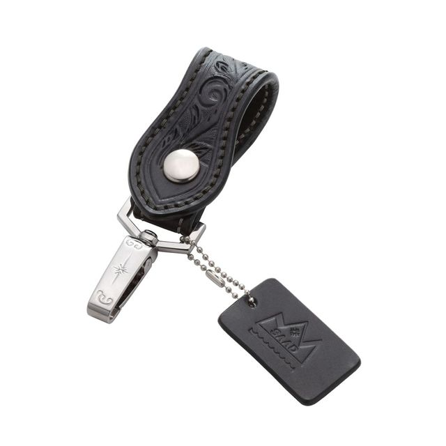 本革レザーキーループ ブラック サドルレザー｜全てのレザーアイテム