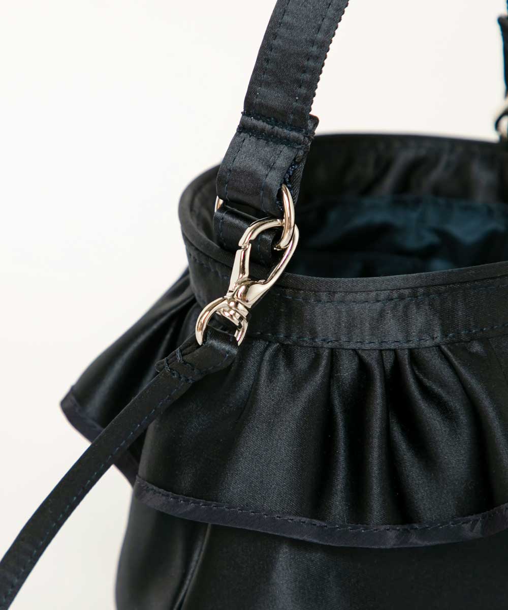フィグ（サテンネイビー） | bag,fig | setsuko sagittaire
