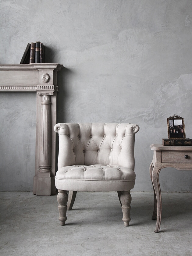 ClassicフレンチローチェアNinaナチュラルリネン