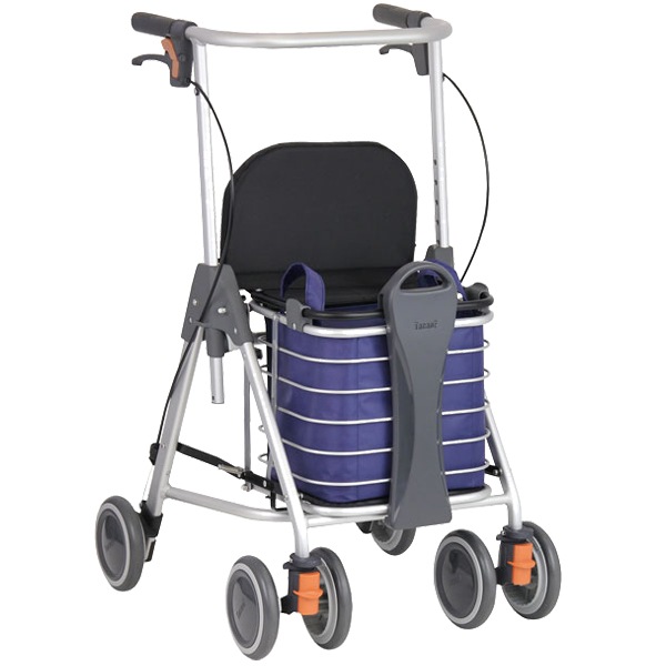 四輪歩行車 テイコブリトルワゴン （WAW07）【幸和製作所】 | シルバー