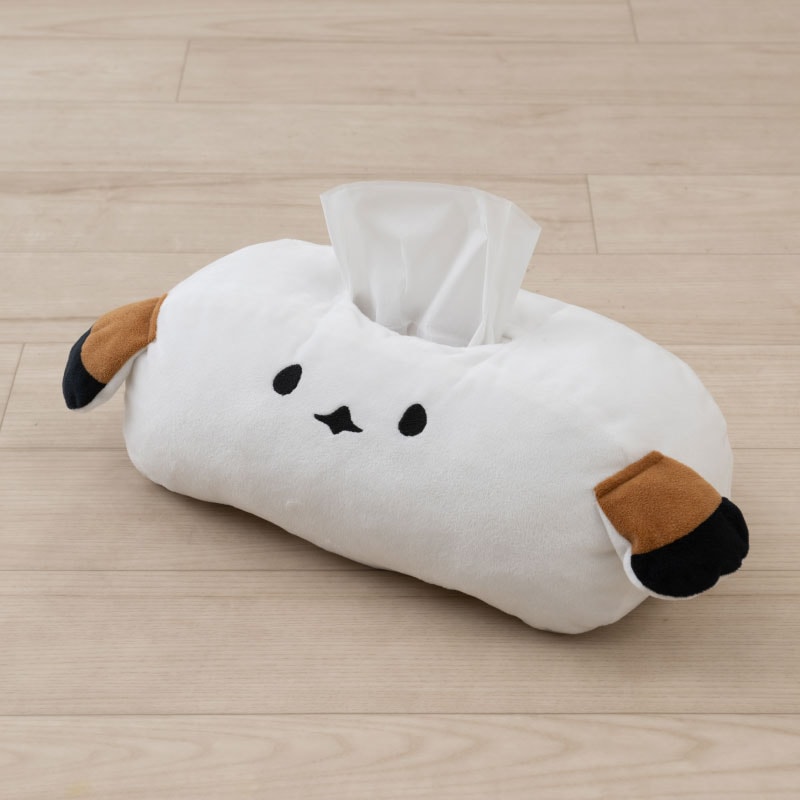 SDS もちもちシマエナガ ティッシュケースカバー 外寸:約W32×D19×H15cm