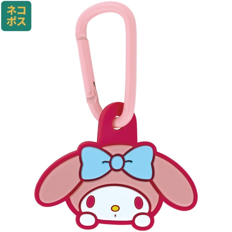 メール便対象品】 ラバー マスコット 付き カラビナ キャラクター