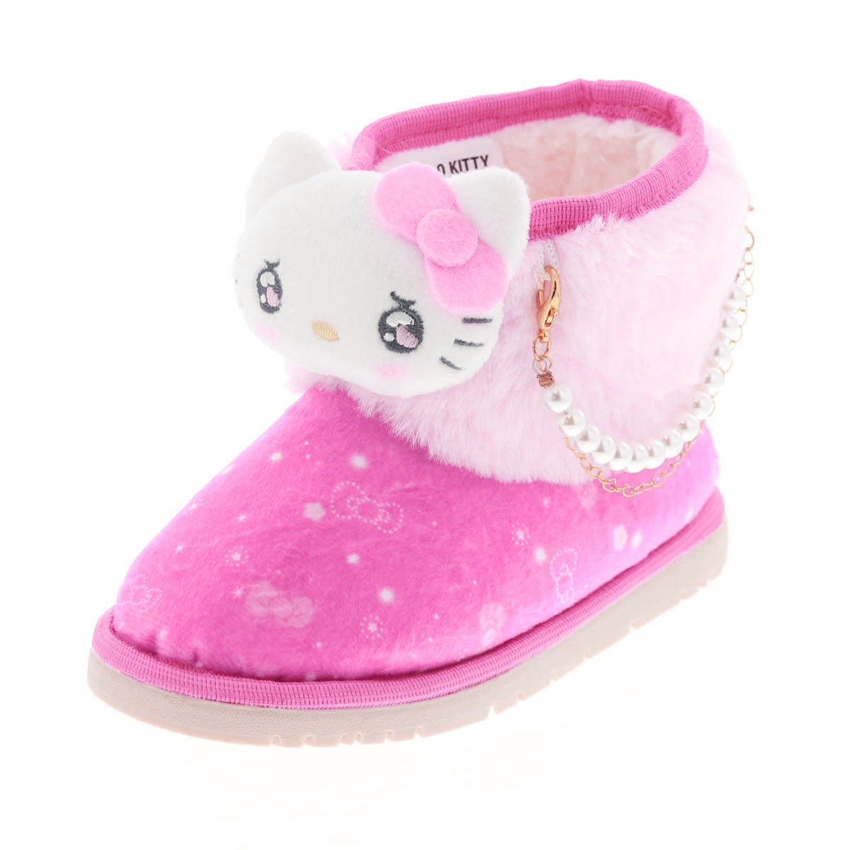 Sanrio サンリオ ハローキティ キティちゃん キッズ ブーツ ムートン調