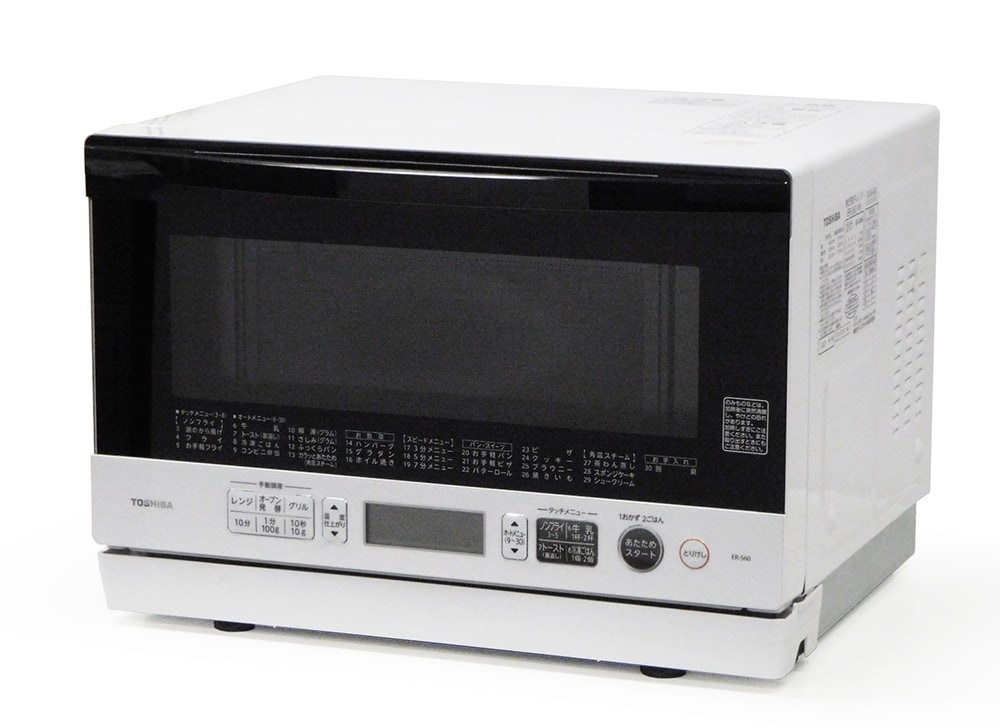 中古】東芝 スチームオーブンレンジ 石窯オーブン 2021年製 ER-S60(W