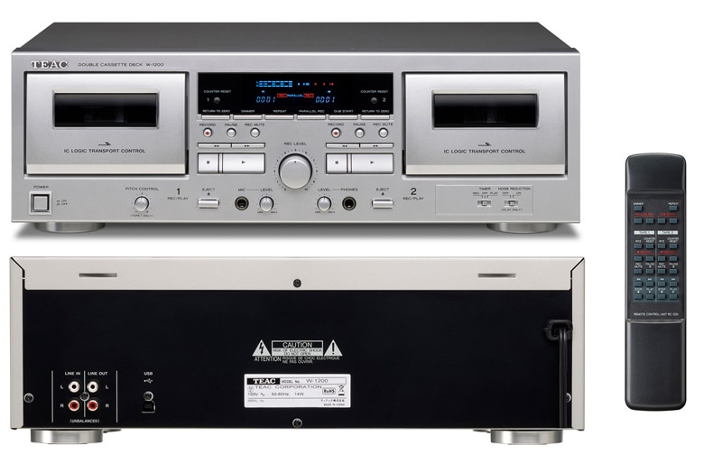 TEAC W-1200 ダブルカセットデッキ | 録音機器（各種レコーダー