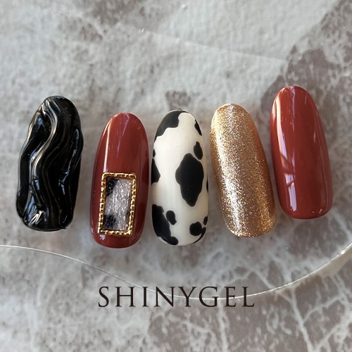 牛柄ネイル｜シャイニージェル公式ショップ本店【セルフネイル用ジェル