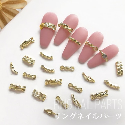 CKリングネイルパーツ（20個入り） | ネイルアート用品,メタルパーツ