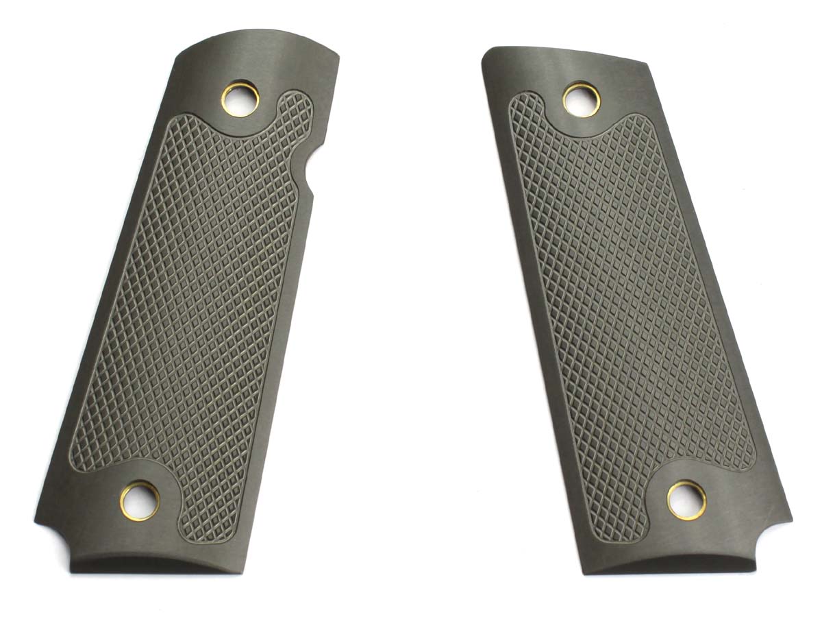 ALUMA GRIPS 各社1911シリーズ対応 アルミ削り出しスリムグリップ OD