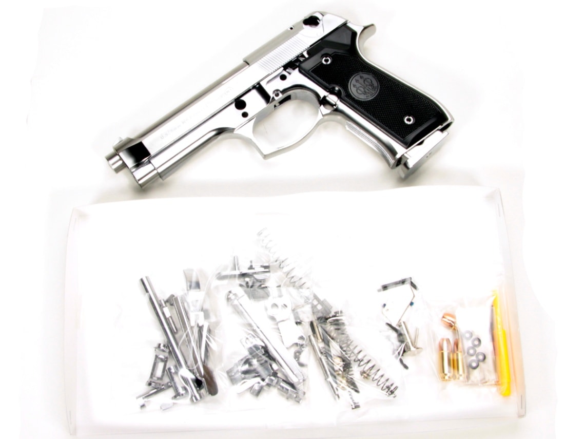 マルシン モデルガン組立キット/発火タイプ X-PFC M9 シルバーABS