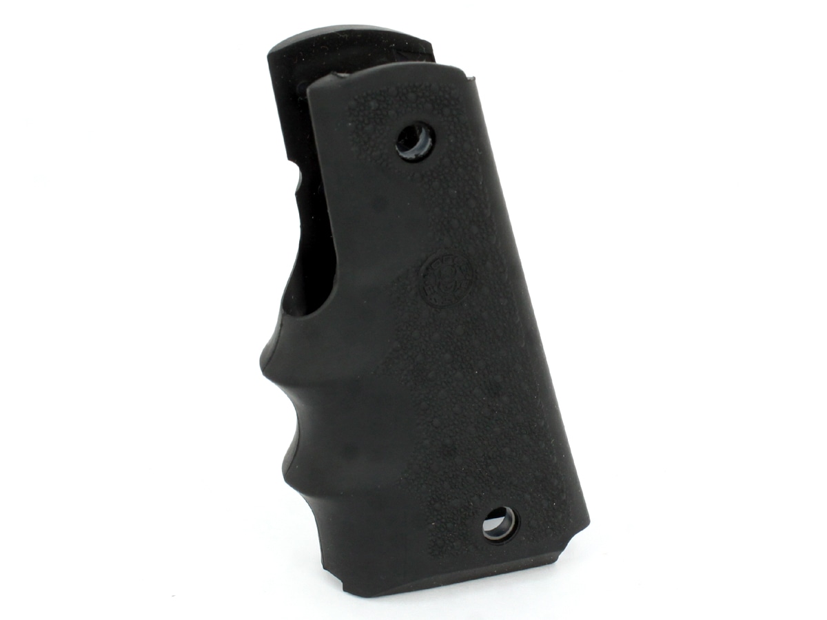 Hogue 1911系 フルサイズ用 ワンピースラバーグリップ ブラック