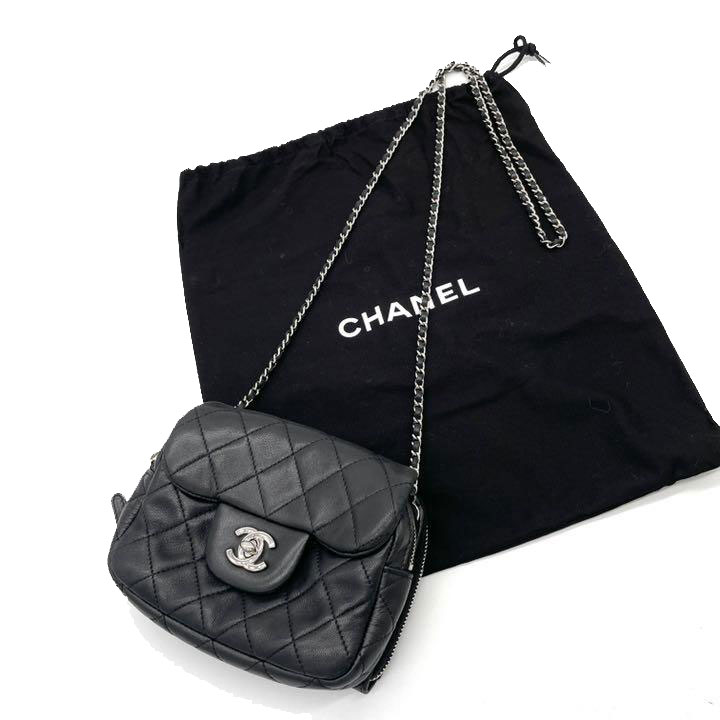 CHANEL シャネル ミニマトラッセ チェーンウォレット ポーチ ターン