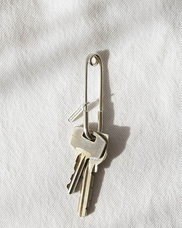 Safety Pin 2way Keyring & Necklace（セーフティピン2ウェイ