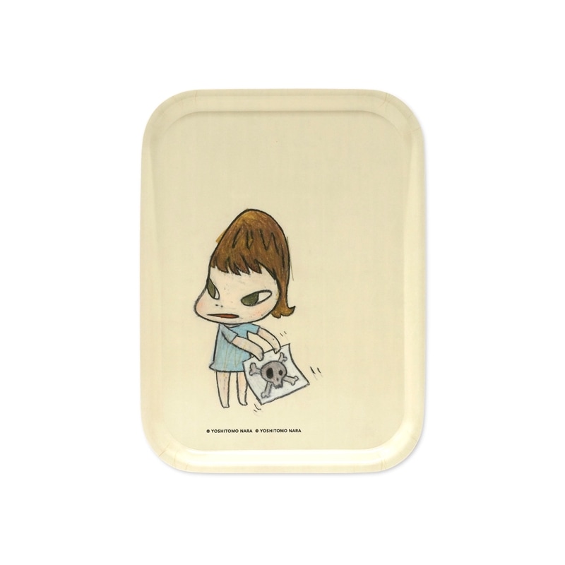 奈良美智 | アートトレイ Girly mountain 山少女 (2011)| 森美術館