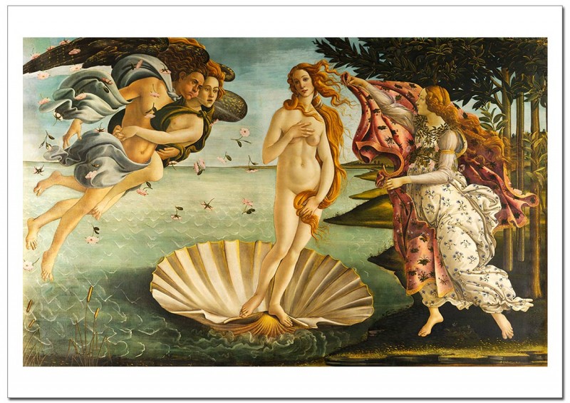 ポッティチェリ ヴィーナスの誕生 ジクレーポスター販売