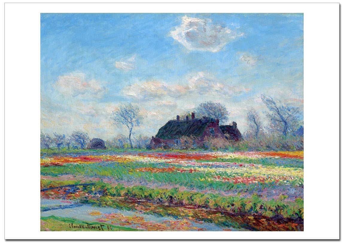 モネ サッセンハイムのチューリップ畑ジクレーポスター販売
