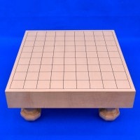 将棋セット 新桂2寸ハギ足付将棋盤セット(将棋駒樺材優良押し駒) | 足