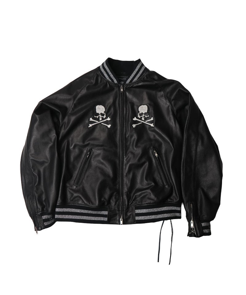 MASTERMIND WORLD＞VERSITY LEATHER JACKET | MAKES ONLINE STORE