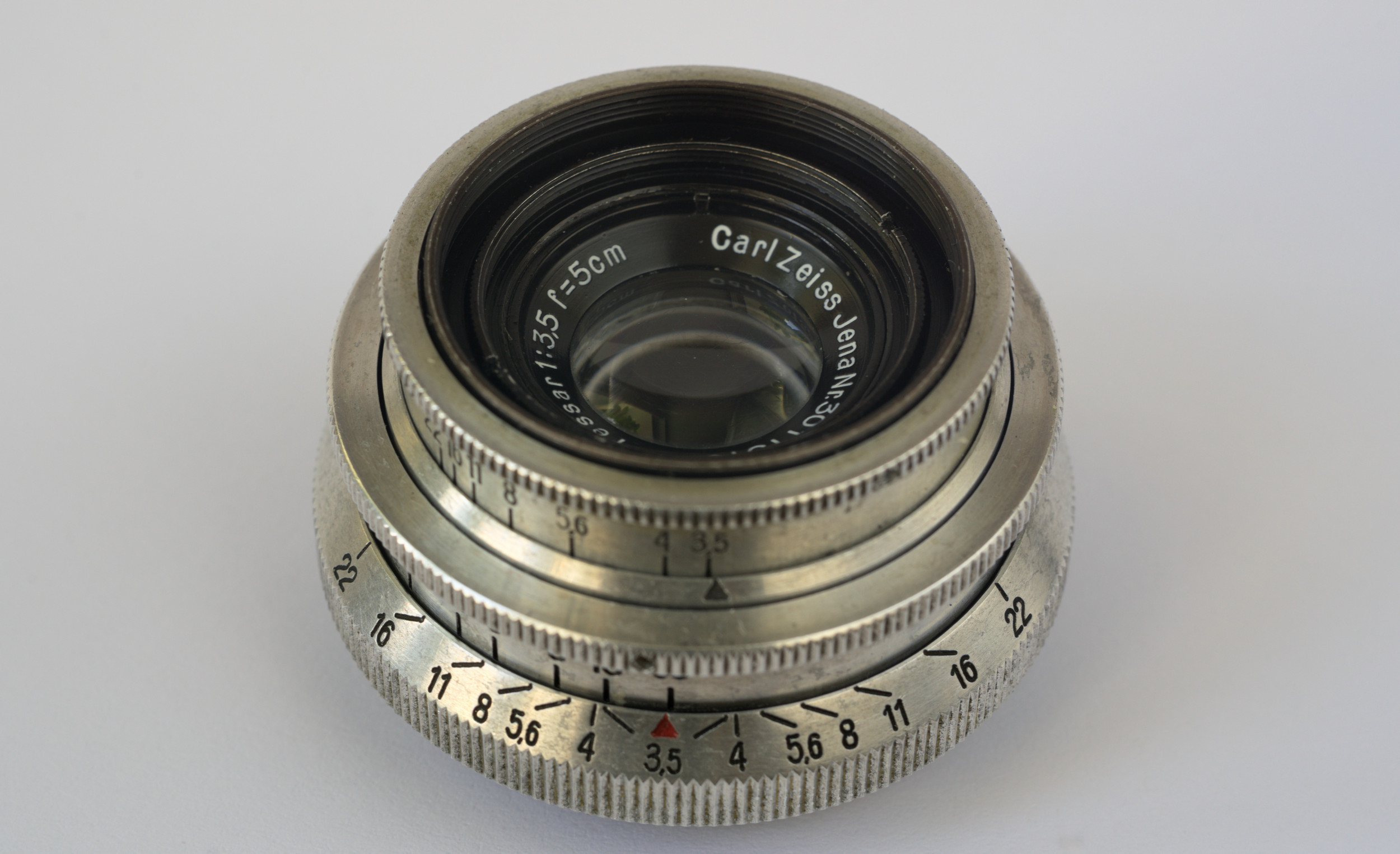 malykh.com notes: Carl Zeiss Jena Tessar 50/3.5 (M40x1): Uncoated
