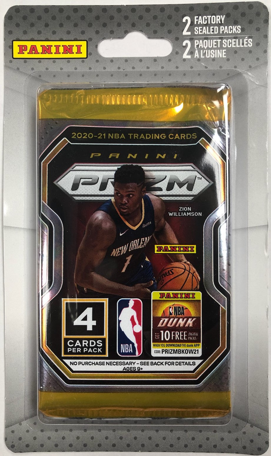 2020/21 Panini Prizm Basketball Retail 2-Pack Blister | Maple Leaf