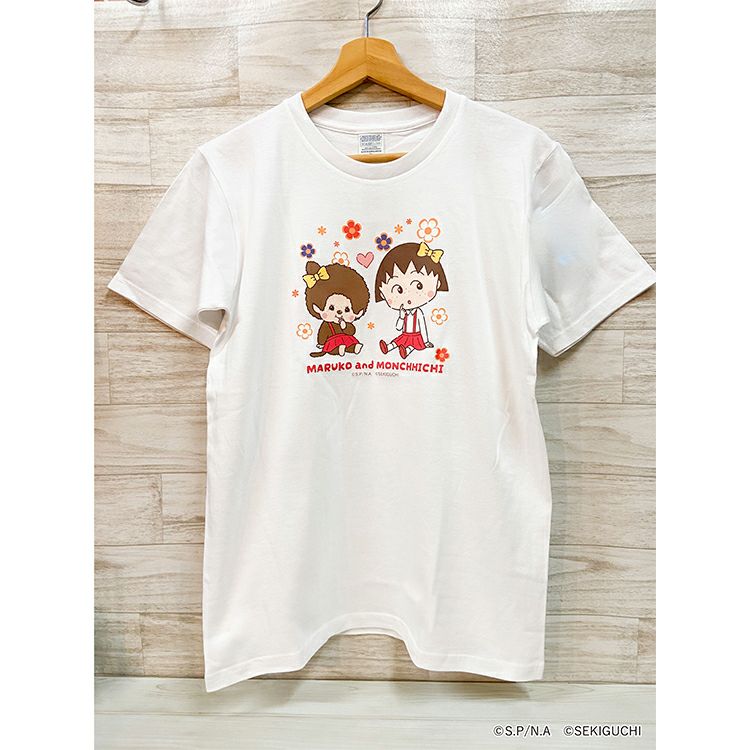 モンチッチ×ちびまる子ちゃん】モンチッチ×ちびまる子ちゃん TシャツL