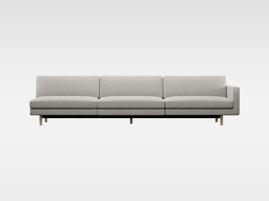 HIROSHIMAワイドワンアームスリーシーターソファ・左肘 | 【公式