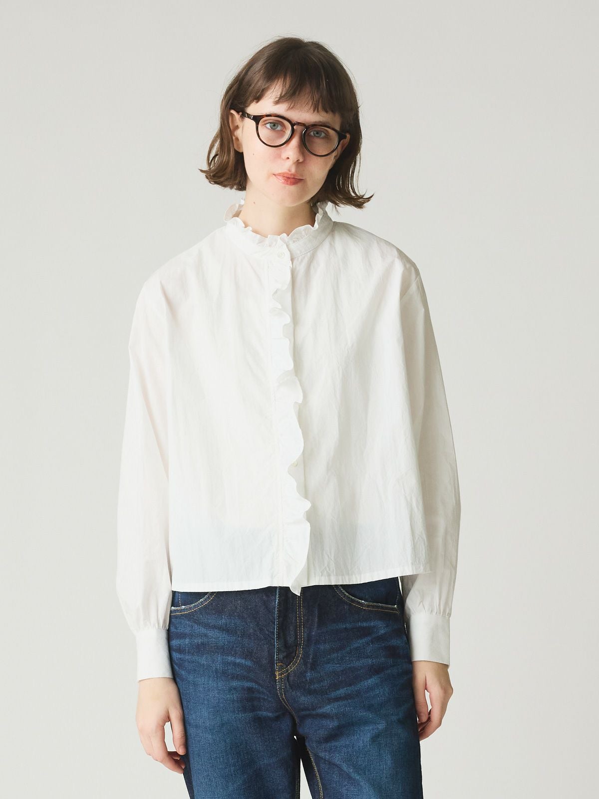 MidiUmi フリルショートシャツ｜ MARcourt ONLINE STORE - マーコート