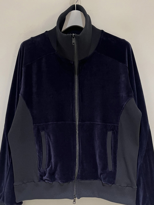 ANCELLM（アンセルム） Velour Switching Jacket（ベロアスイッチング