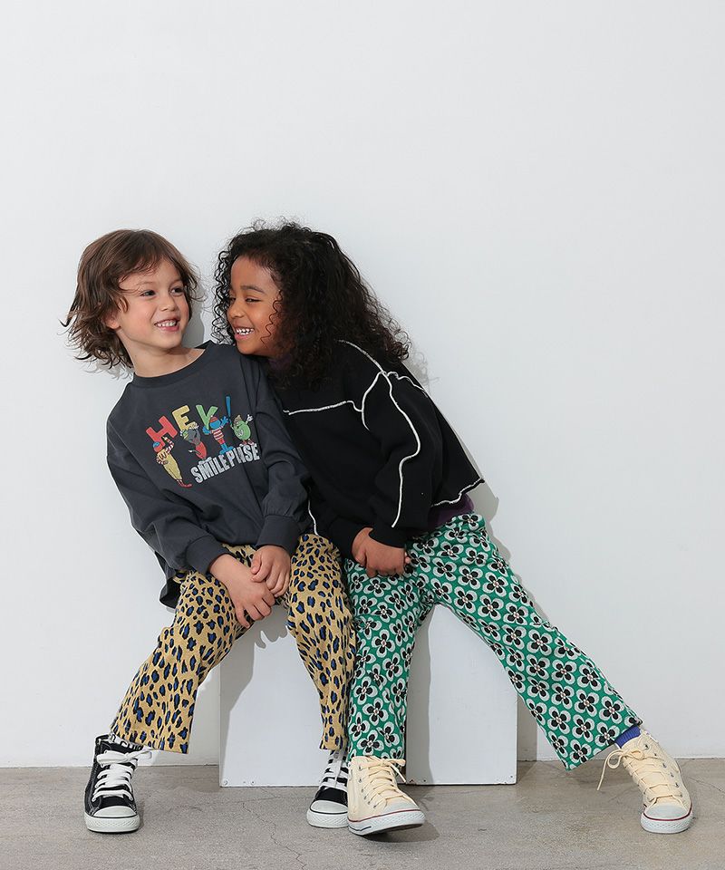 ジャガードニットフレアパンツ ｜ ボトムス ｜ 子供服のセレクト