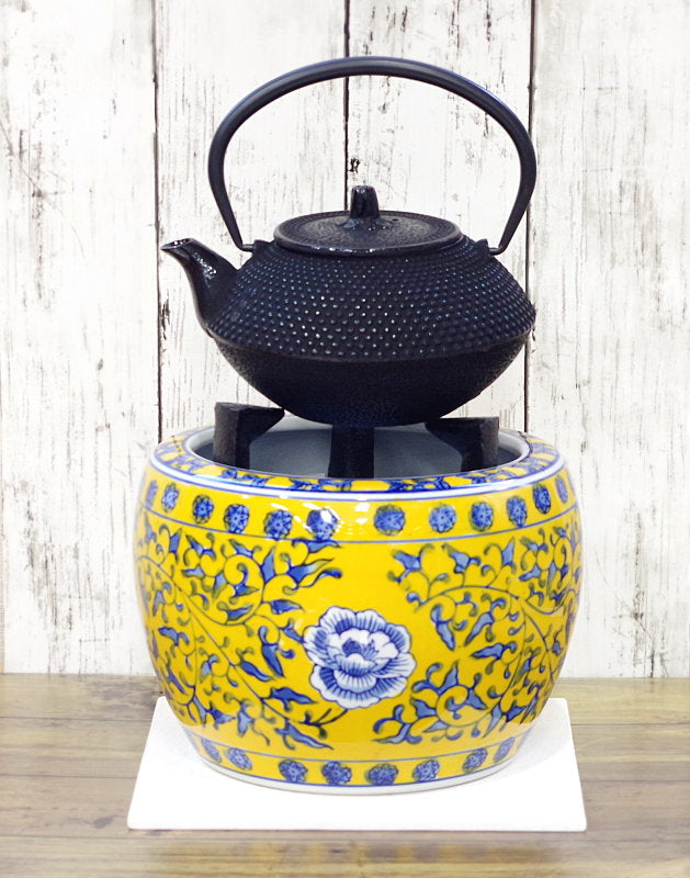 新品 ミニ火鉢 陶器セット 黄 – 【炭・燃料の専門通販】+炭STYLE 増田屋