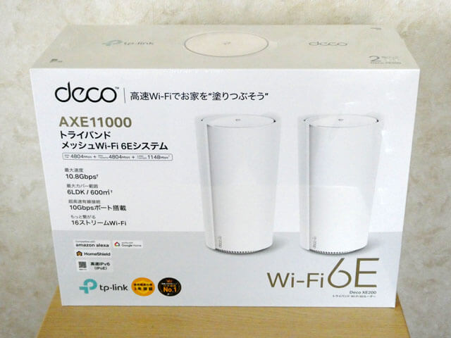 レビューPR】TP-Link Deco XE200 AXE11000 トライバンドメッシュWi-Fi