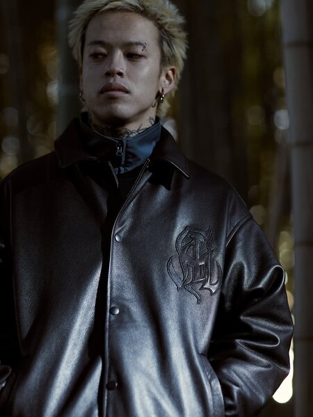 CALEE COACH JACKET 年始スペシャルアイテム EXCLUSIVE !!】CALEE 「LEATHER COACH JACKET<EXCLUSIVE>」 レザー
