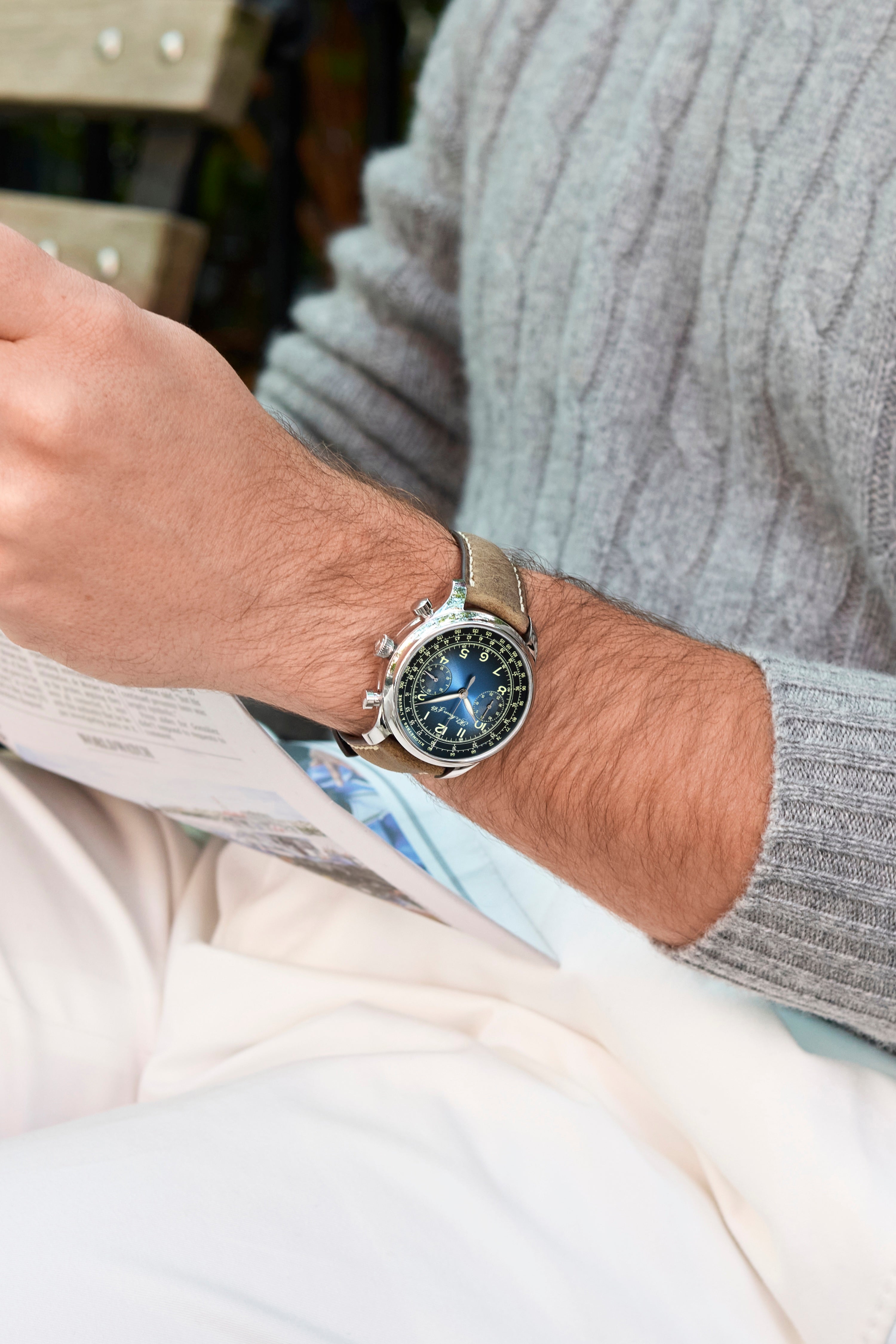 H. Moser & Cie. x Massena LAB Endeavour Chronograph