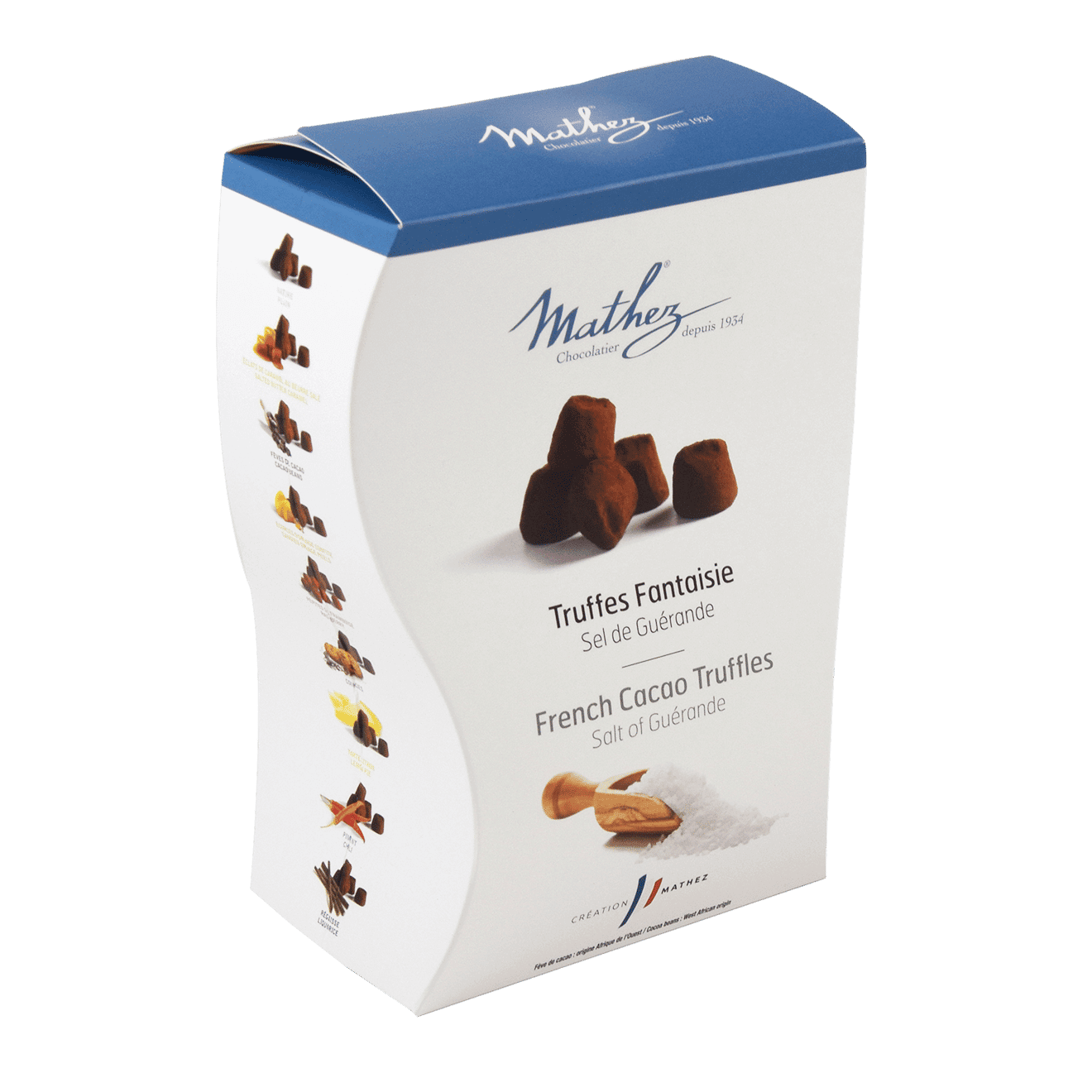 Uno paperboxes - French Cocoa truffles - 250g – Chocolat Mathez