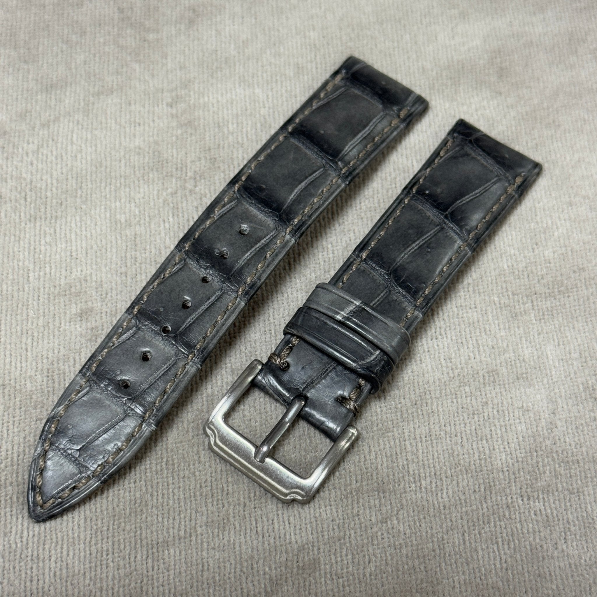 墨染クロコダイル｜ヘリ返し｜19-18mm – 松下庵